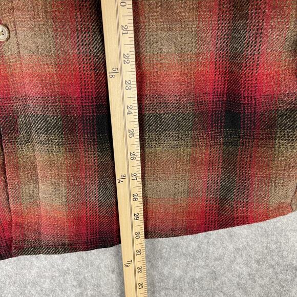 Vintage GAP CPO Jacket Shacket Mens Medium Wool Blend Lined Quilted Lumberjack - Picture 10 of 14